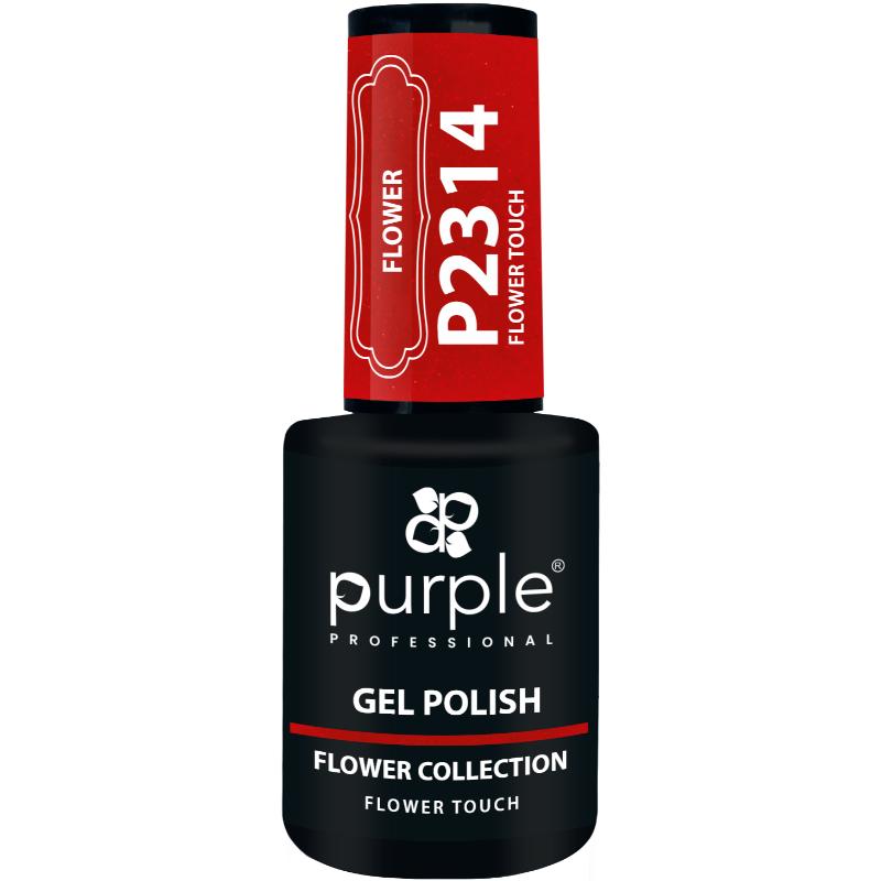 PURPLE VERNIZ GEL FLOWER TOUCH 10ML