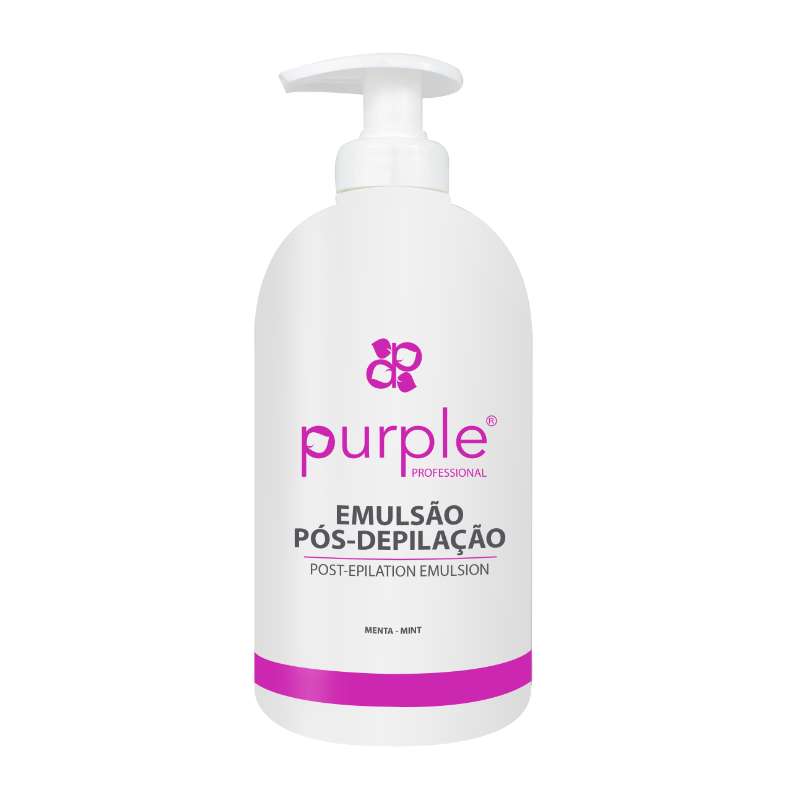 PURPLE EMULSÃO PÓS DEPILAÇÃO MENTA 500ML