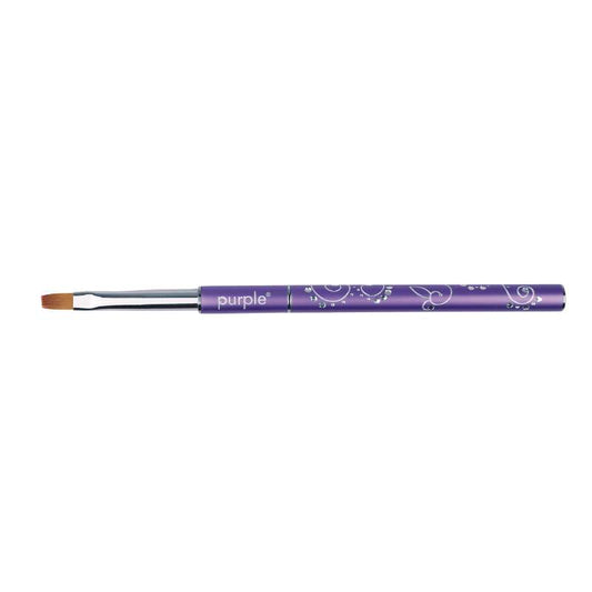 PURPLE PINCEL GEL #4 FLAT DECORADO 