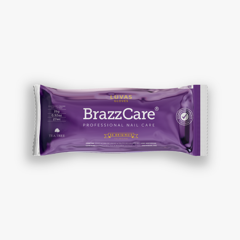 BRAZZCARE DISPLAY BOX LUVAS - MÃOS  - 50 KITS