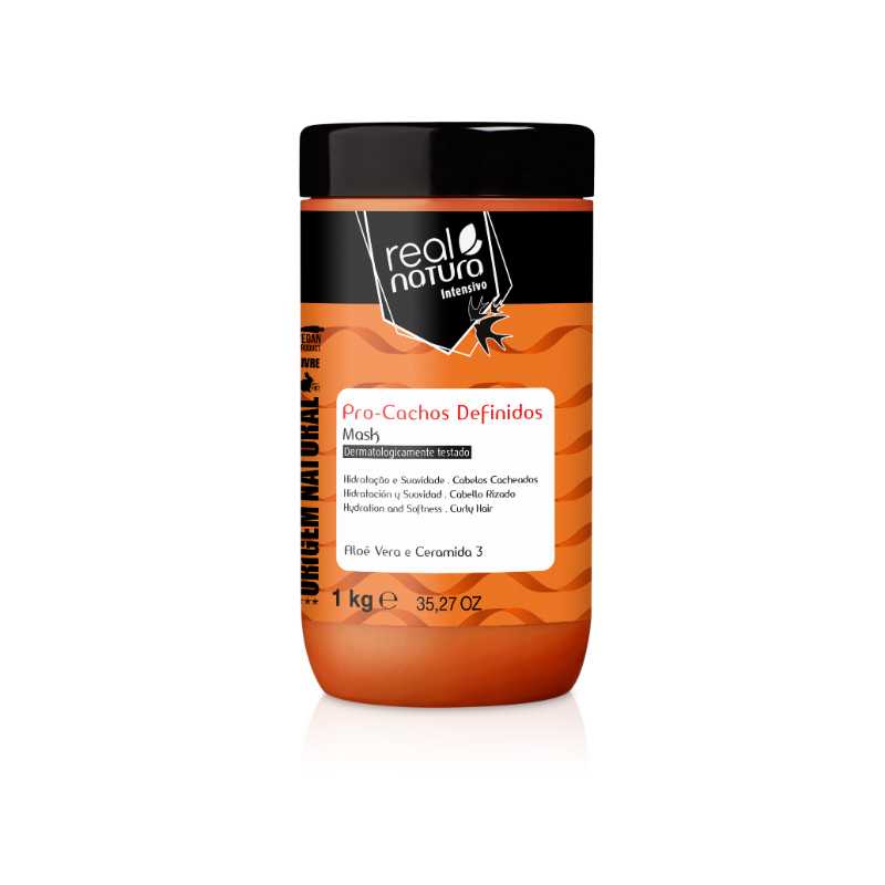 REAL NATURA MÁSCARA SEM SAL PRO-CACHOS DEFINIDOS 1KG