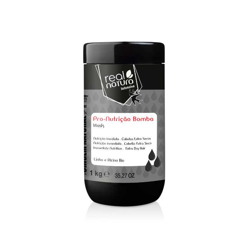 REAL NATURA MÁSCARA SEM SAL PRO-NUTRIÇÃO BOMBA 1KG