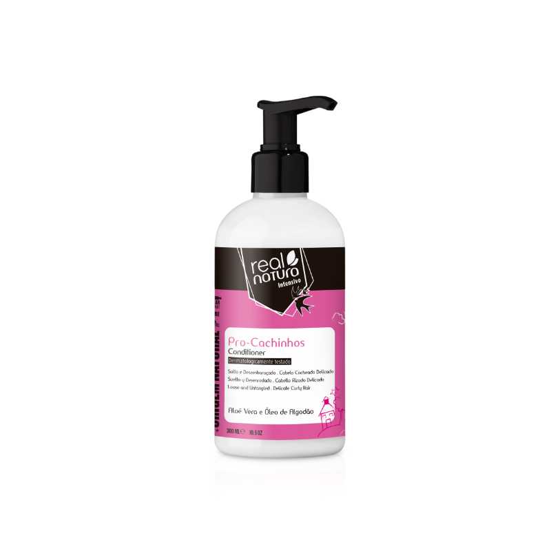 REAL NATURA CONDICIONADOR SEM SAL PRO-CACHINHOS 300ML
