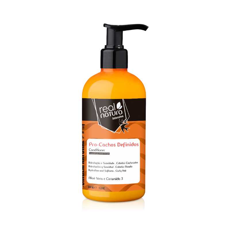 REAL NATURA CONDICIONADOR SEM SAL PRO-CACHOS DEFINIDOS300ML