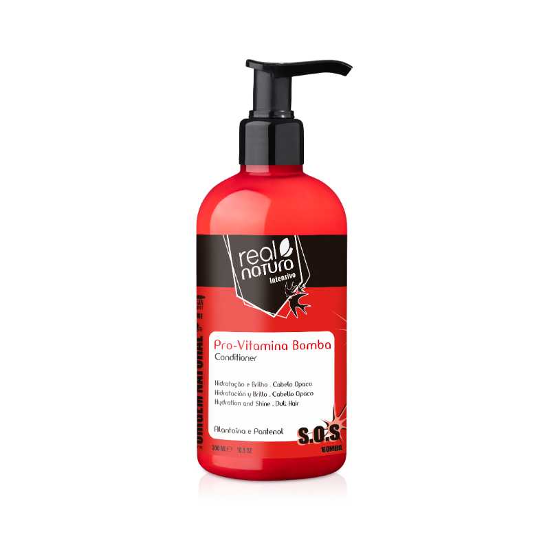 REAL NATURA CONDICIONADOR SEM SAL PRO-VITAMINA BOMBA 300ML