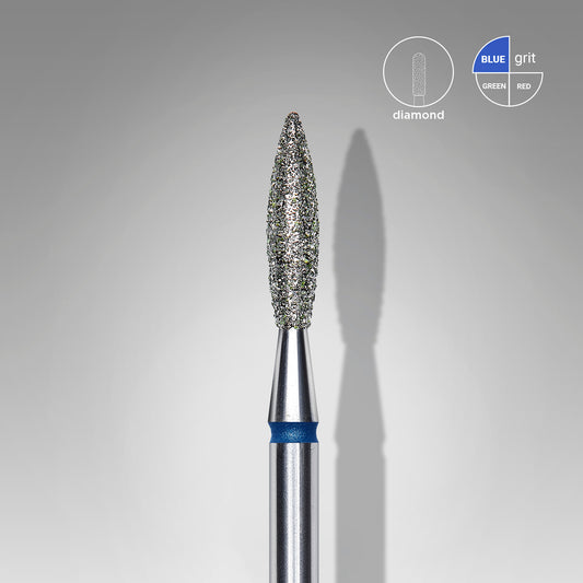 STALEKS BROCA DIAMANTE BIT FLAME BLUE EXPERT HEAD DIAMETRO 2,3 MM / WORKING PART 10 MM