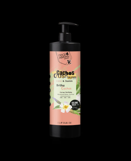 REAL NATURA  ATIVADOR DE CACHOS CRUSH CÔCO E JASMIM 1LT