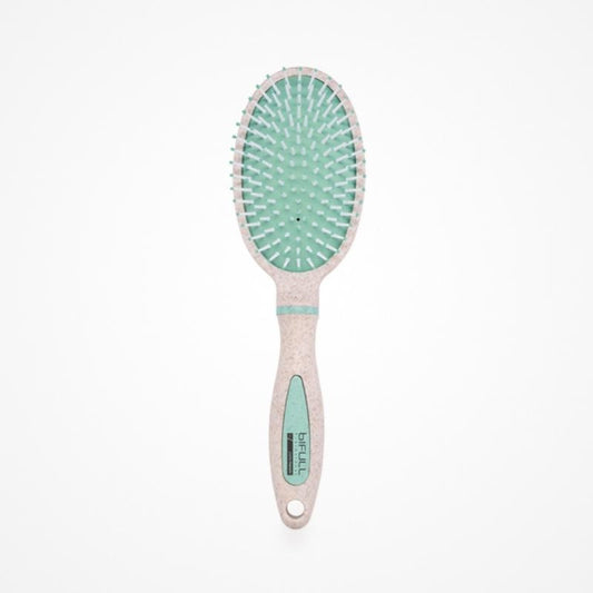 BIFULL BIO OVAL PASTEL COR · ESCOVA 100% BIODEGRADAVEL DE FIBRA DE TRIGO · BEIGE