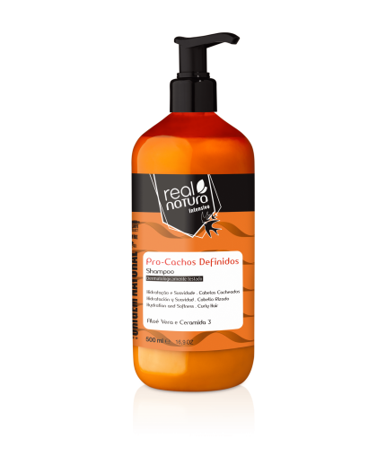 REAL NATURA SHAMPOO SEM SAL PRO-CACHOS DEFINIDOS 500ML