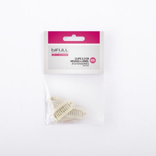 BIFULL CLIPS EXTENSÕES 3.2CM LOUROS 4UN.