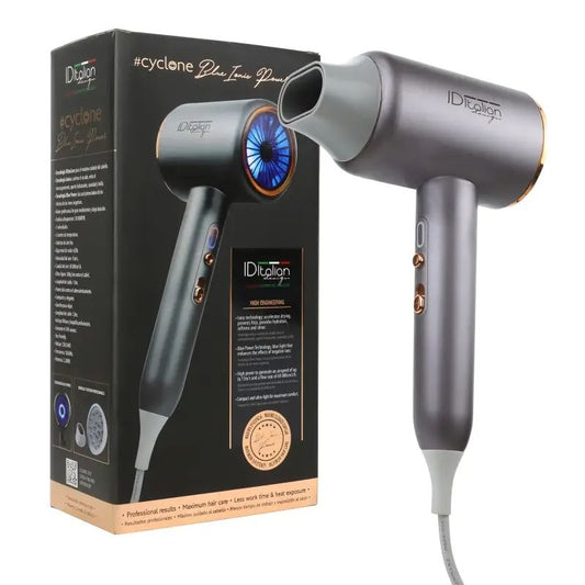ITALIAN DESIGN SECADOR CYCLONE BLUE IONIC POWER