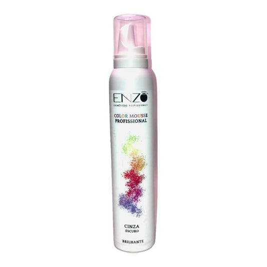 ENZO COLOR MOUSSE CINZA ESCURO 200ML