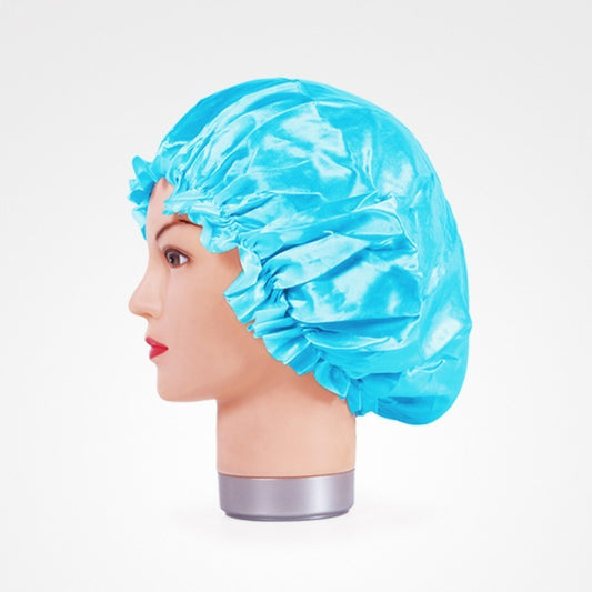 BIFULL GORRO DE SETIM ANTI-FRIZZ AZUL SLEEPING THIN CAP