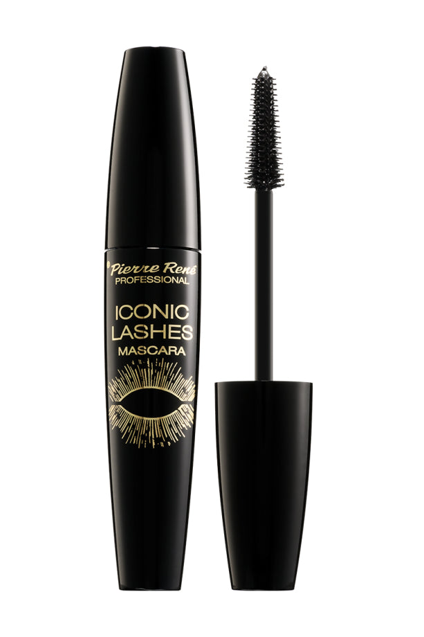 PIERRE RENÉ MÁSCARA ICONIC LASHES HD - PRETO
