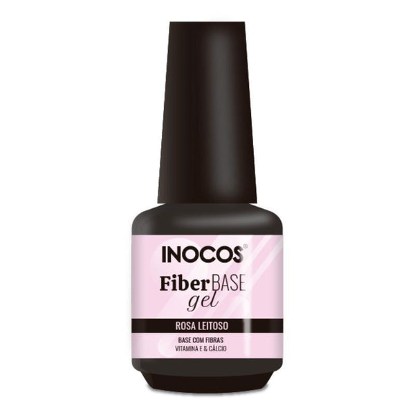 INOCOS FIBER GEL ROSA LEITOSO,15ML