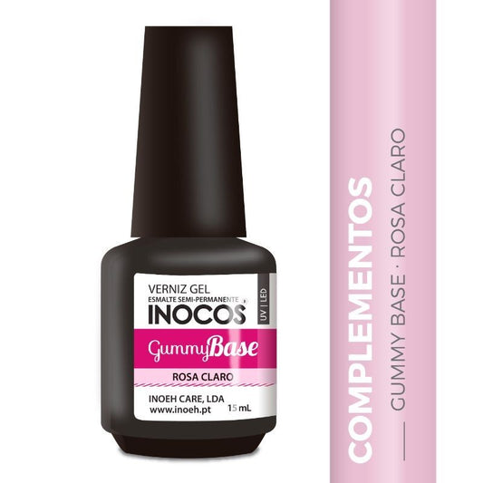 GUMMY BASE - EFEITO GOMA | + VOLUME ROSA CLARO 15ML 
