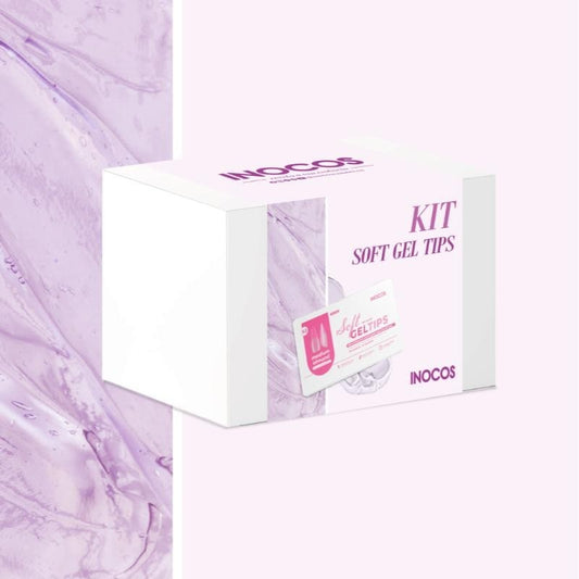 KIT SOFT GEL TIPS C/ LÂMPADA OPEN FLEX