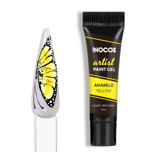PAINT GEL ARTIST AMARELO  5ML 