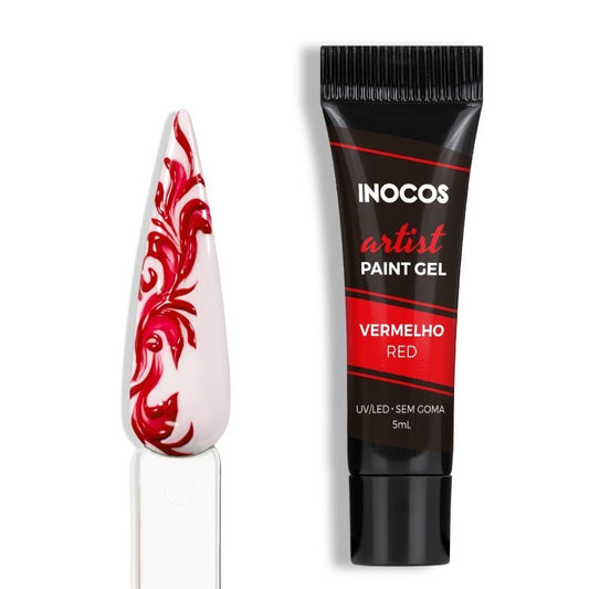 PAINT GEL ARTIST VERMELHO  5ML 