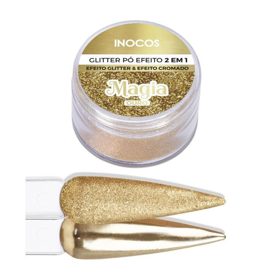 PÓ GLITTER MAGIA OURO  3GR