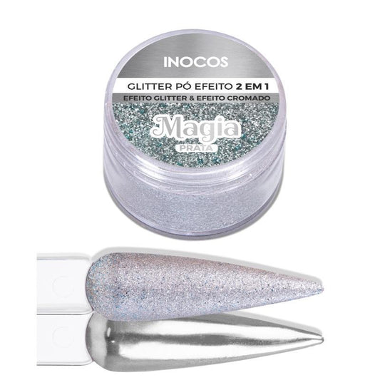 PÓ GLITTER MAGIA PRATA 3GR