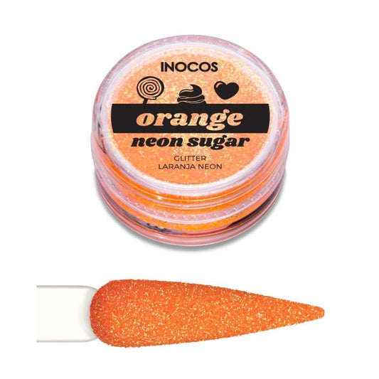 PÓ GLITTER NEON SUGAR ORANGE  3GR