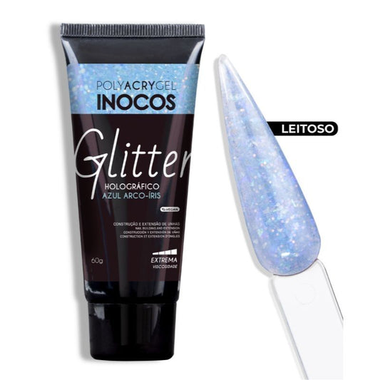  POLYACRYGEL BISNAGA CHÁ ROSINHA GLITTER 60GR