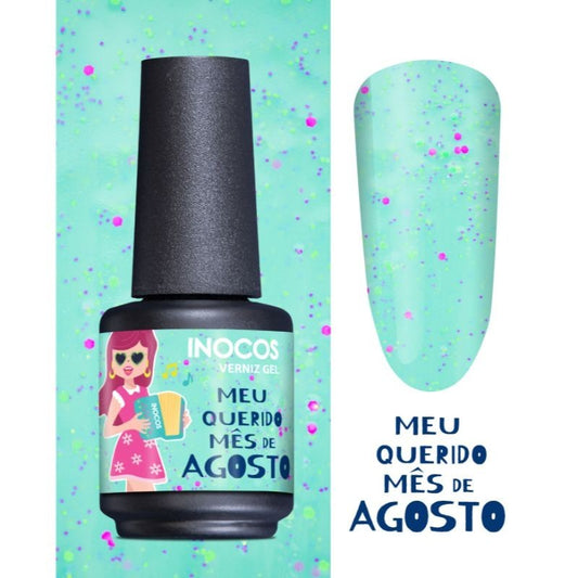 VERNIZ GEL MEU QUERIDO MÊS DE AGOSTO 15ML