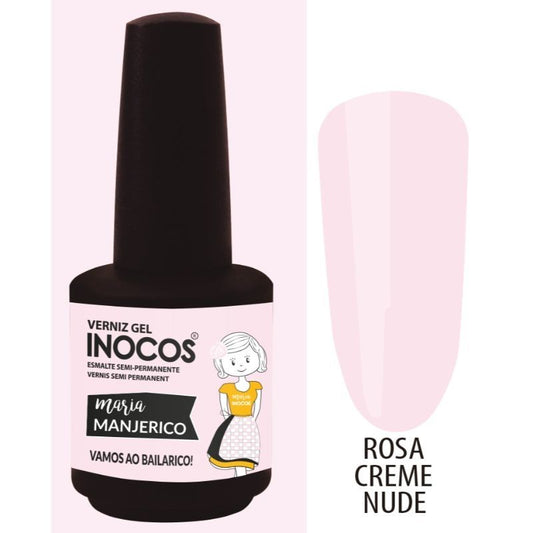 VERNIZ GEL MARIA MANJERICO ROSA CREME NUDE 15ML 
