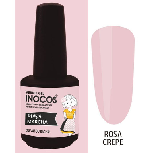 VERNIZ GEL MARIA MARCHA ROSA CREPE 15ML 