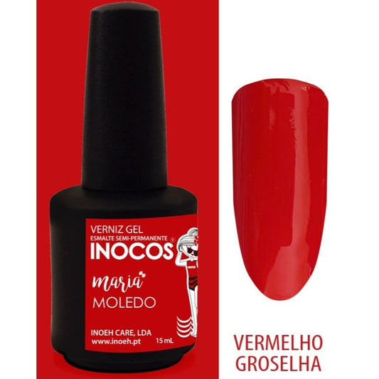 VERNIZ GEL MARIA MOLEDO VERMELHO GROSELHA 15ML 