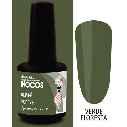 VERNIZ GEL MARIA POPEYE VERDE FLORESTA 15ML 