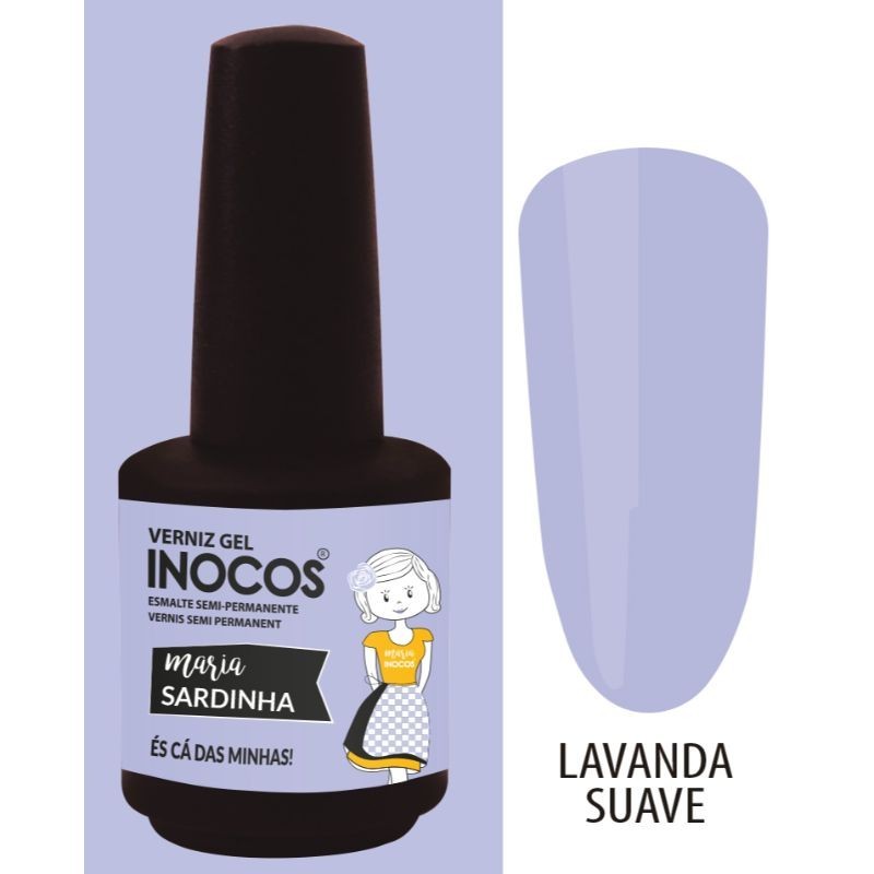 VERNIZ GEL MARIA SARDINHA LAVANDA SUAVE 15ML 