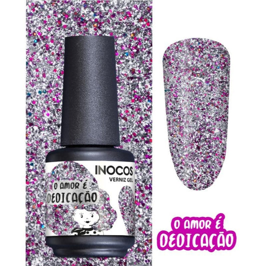 VERNIZ GEL O AMOR É DEDICAÇÃO 15ML