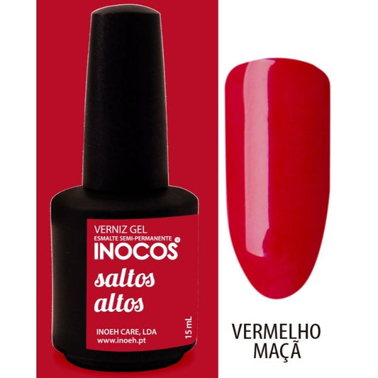 VERNIZ GEL SALTOS ALTOS 15ML - VERMELHO