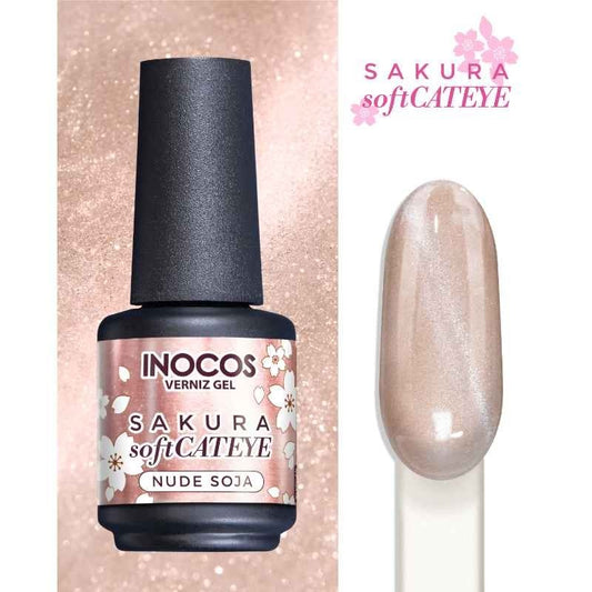 VERNIZ GEL SOFT CATEYE NUDE SOJA 15ML