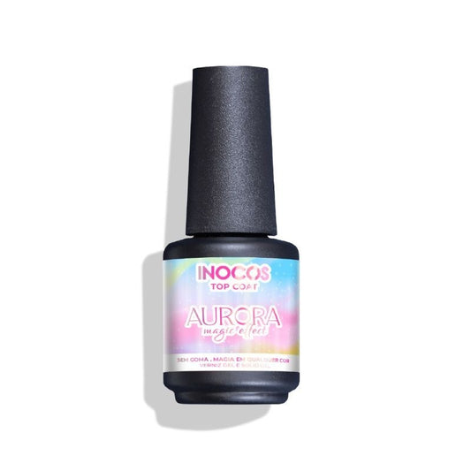 VERNIZ GEL TOP COAT AURORA MAGIC EFFECT  15ML