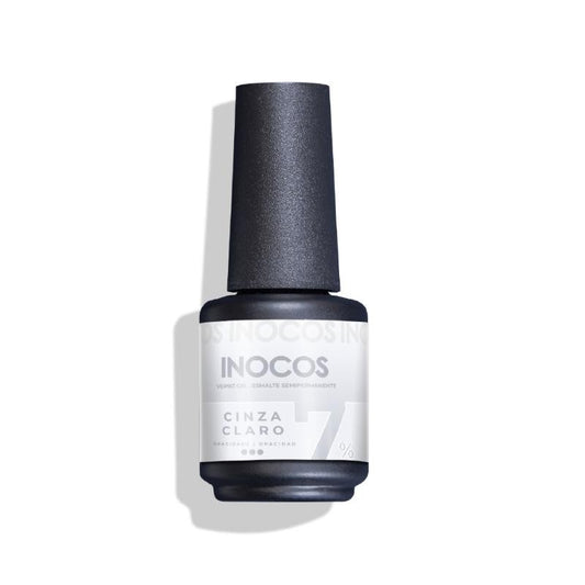 INOCOS VERNIZ GEL YM2 CINZA CLARO 7%, 15ML