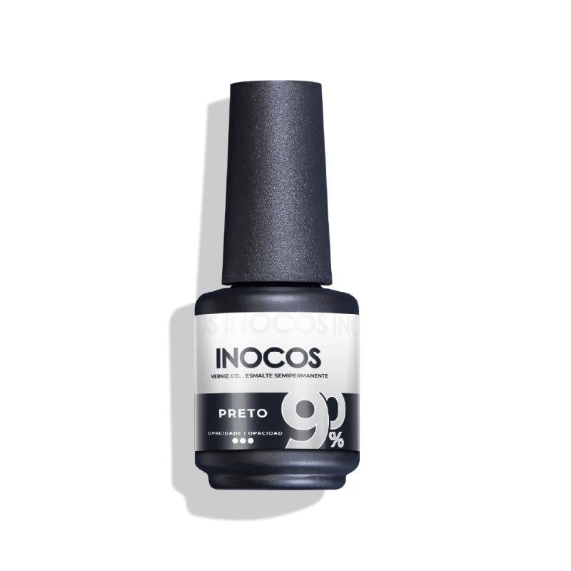 INOCOS VERNIZ GEL YM6 PRETO 90%, 15ML
