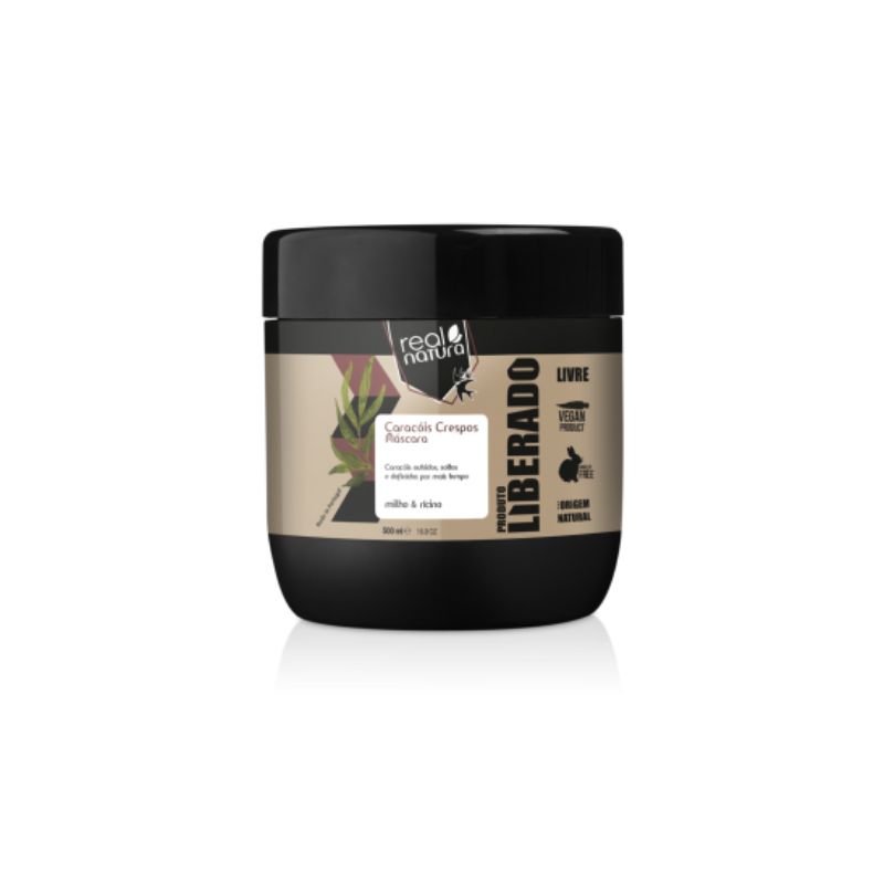 MASCARILLA REAL NATURA RIZADA PARA CABELLO CON FRIZZ 500ML