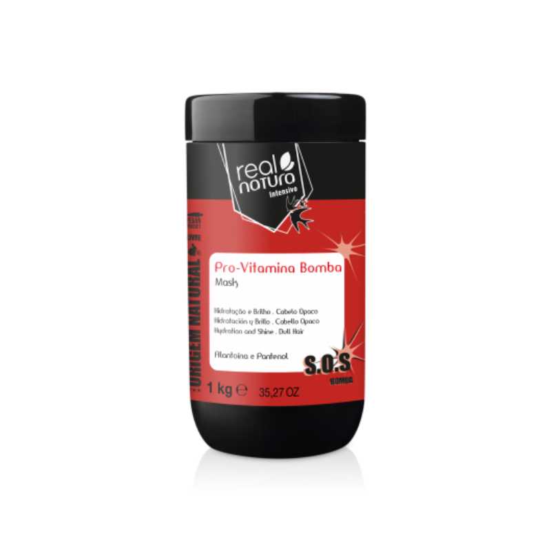 REAL NATURA MÁSCARA SEM SAL PRO-VITAMINA BOMBA 1KG
