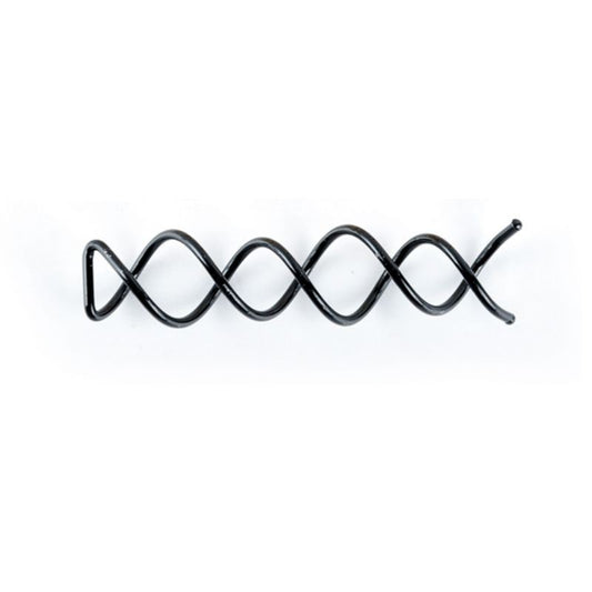 BIFULL PASADOR EM ESPIRAL 6CM PRETO 2UN COILED PIN BLACK