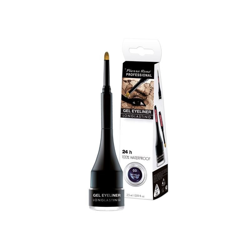 PIERRE RENÉ EYELINER EM GEL - PRETO