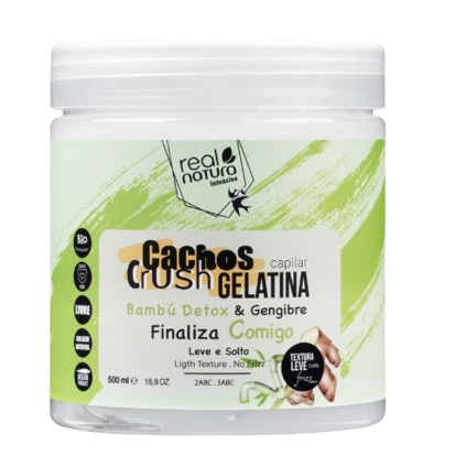 REAL NATURA GELATINA CRUSH BAMBÚ DETOX & GENGIBRE 500ML