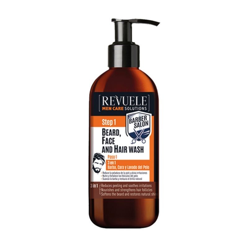 REVUELE MEN CARE BARBER 3 IN 1 - BARBA, ROSTO E CABELO
