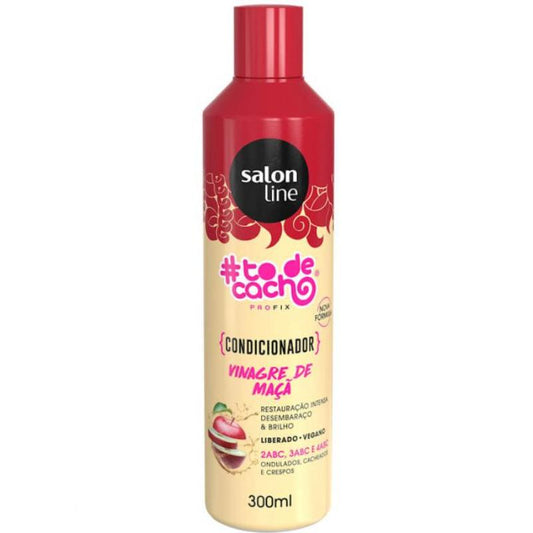 SALON LINE #TODECACHO CONDICIONADOR VINAGRE DE MAÇA 300ML