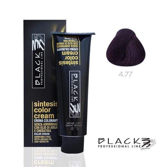 BLACK SINTESIS ARGAN TINTA S/ AMONIACO 4.77 - 100ML