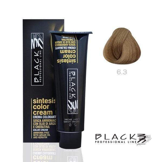 BLACK SINTESIS ARGAN TINTA S/ AMONIACO 6.3 - 100ML