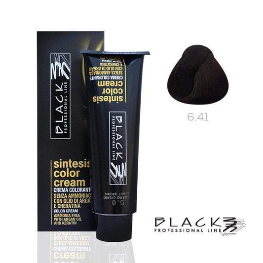 BLACK SINTESIS ARGAN TINTA S/ AMONIACO 6.41 - 100ML