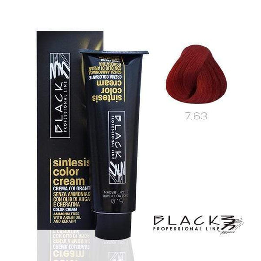 BLACK SINTESIS ARGAN TINTA S/ AMONIACO 7.63 - 100ML